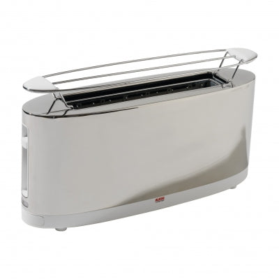 Alessi Grille-pain avec grille chauffe-viennoiseries Blanc