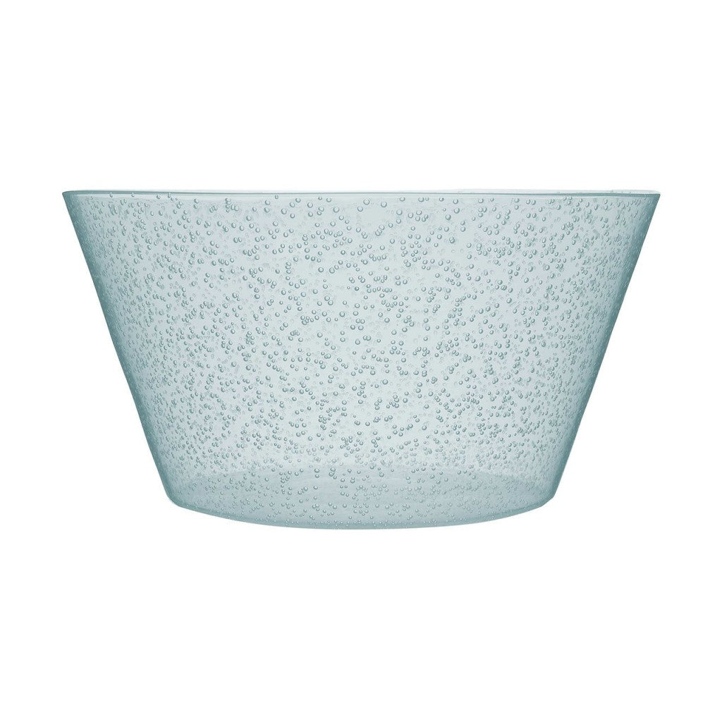 Zani Serafino Saladier Centre de Table Synth Bowl en Méthacrylate Bleu Clair