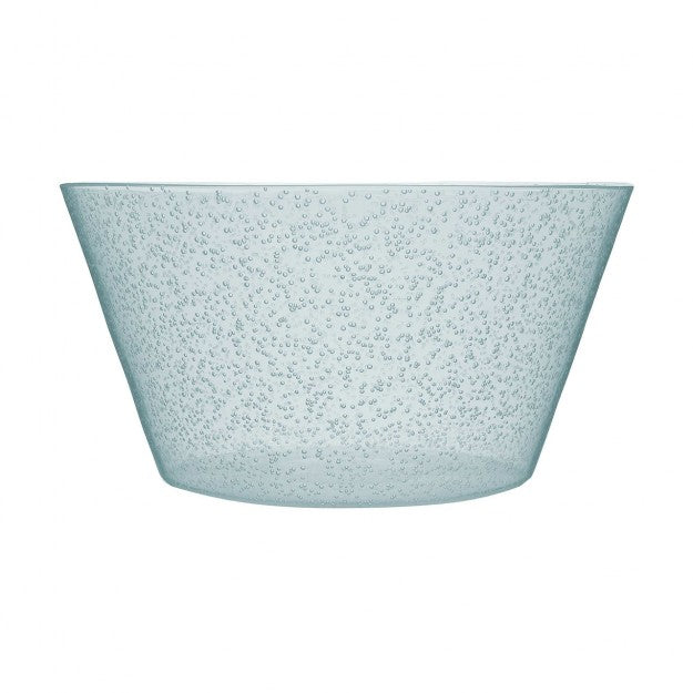 Zani Serafino Saladier Centre de Table Synth Bowl en Méthacrylate Bleu Clair