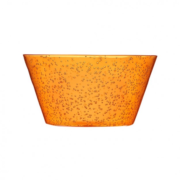 Zani Serafino Bol moyen Memento Synth en méthacrylate D 20 cm Couleur Mandarine