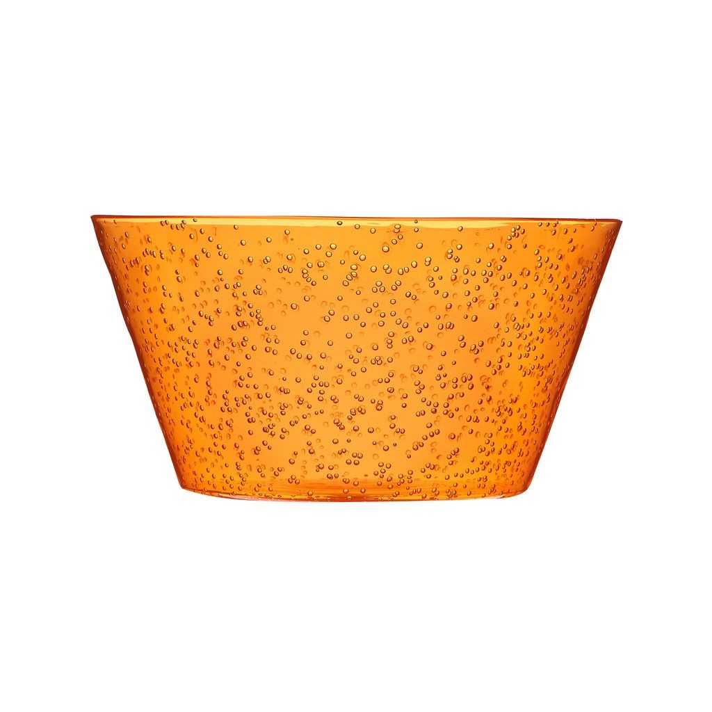 Zani Serafino Bol moyen Memento Synth en méthacrylate D 20 cm Couleur Mandarine