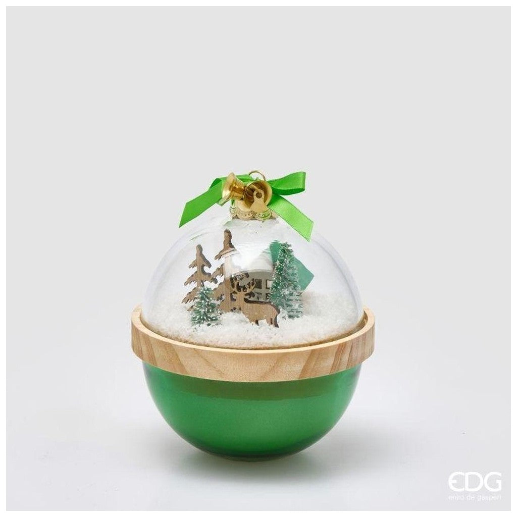 EDG Enzo De Gasperi Candela Natale Cupola Profumata Cardamom Snaps H12 cm – Candela Natalizia