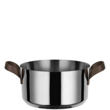 Alessi Edo Casserole à deux poignées en acier inoxydable Ø20 cm