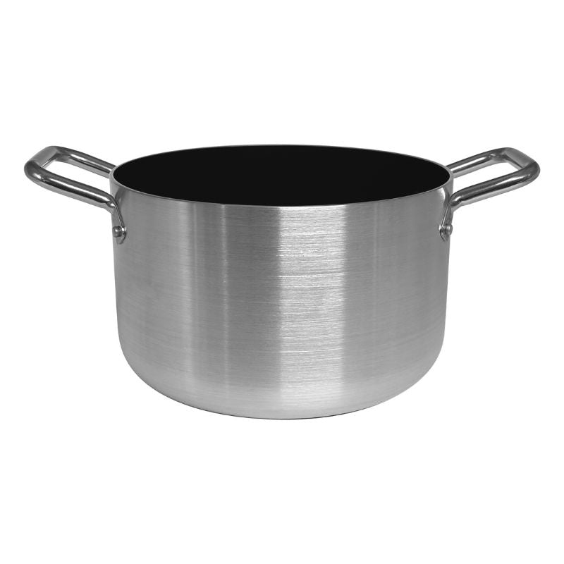 AGNELLI Casserole Haute Aluminium Antiadhésif Fasa Basic Induction D 32 Cm