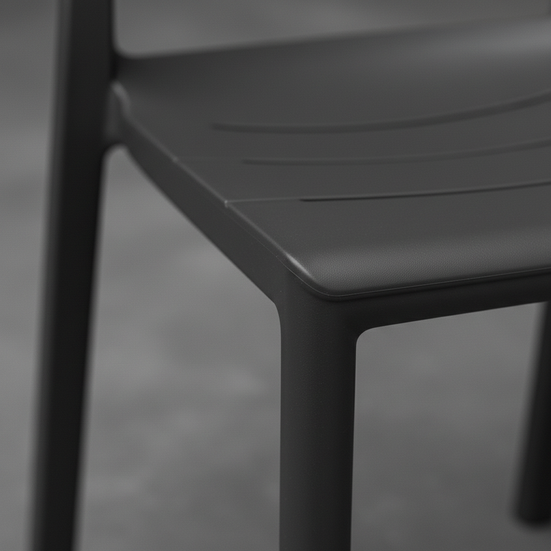 Cassia Bistrot Anthracite Material Detail Close-up