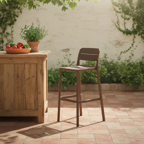 Cassia Stool Tobacco Rustic Kitchen