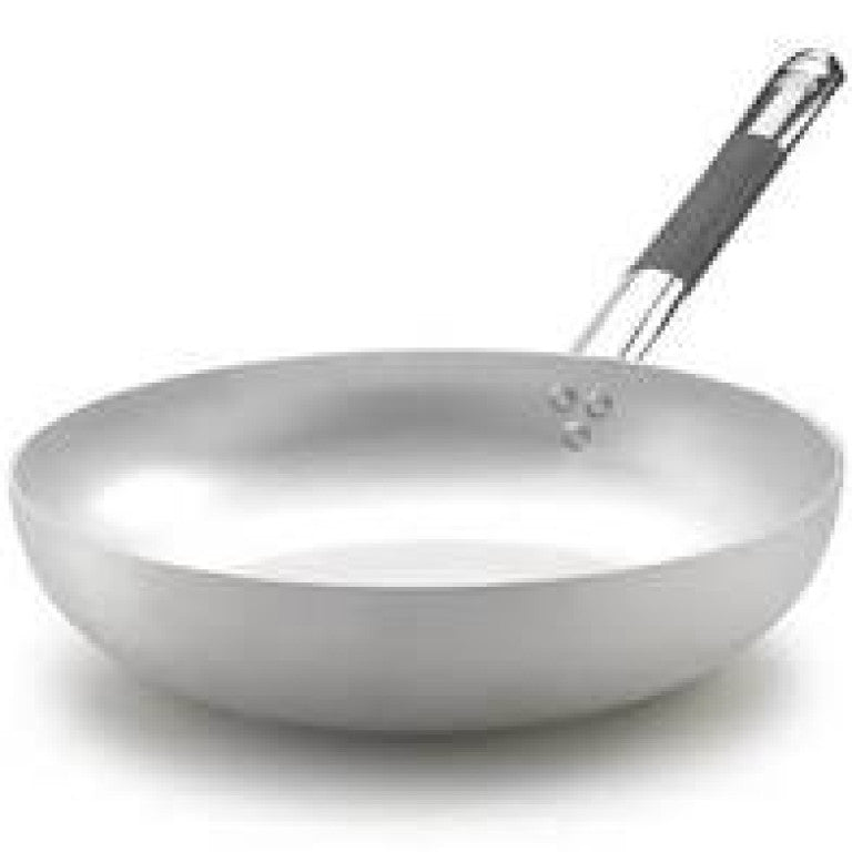 AGNELLI Poêle Évasée Haute Aluminium Fond Induction D 36 cm