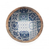 Verse Grand Bol Azurite 30cm Diam.
