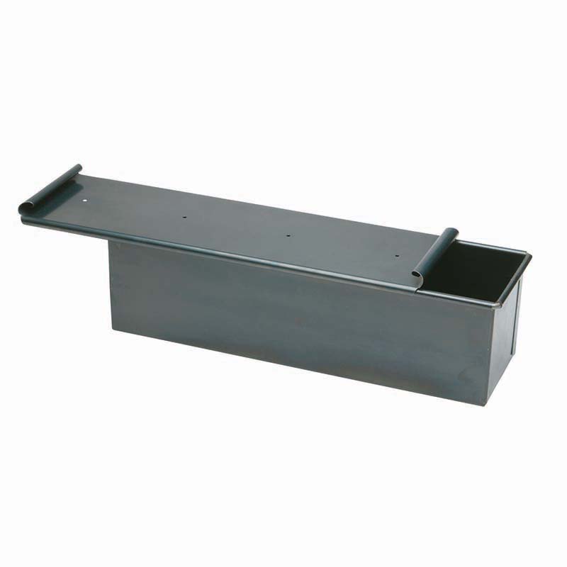 AGNELLI Moule à pain de mie avec couvercle Tôle bleue 30x10 cm