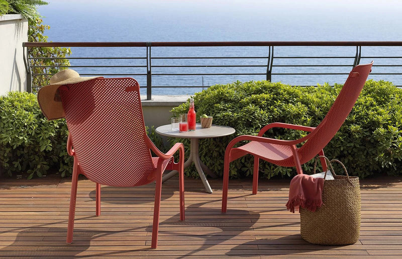 Nardi Net Lounge Poltrona Agave en polypropylène empilable