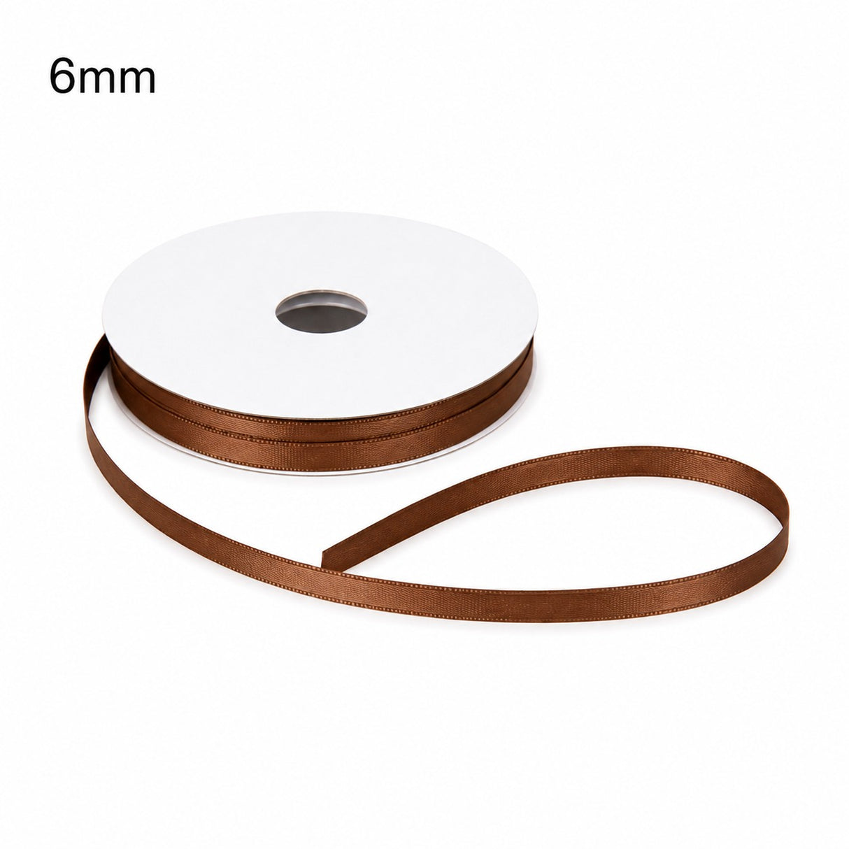 Ruban Double Satin ETM Couleur Mocha Mousse 6 mm x 50 m
