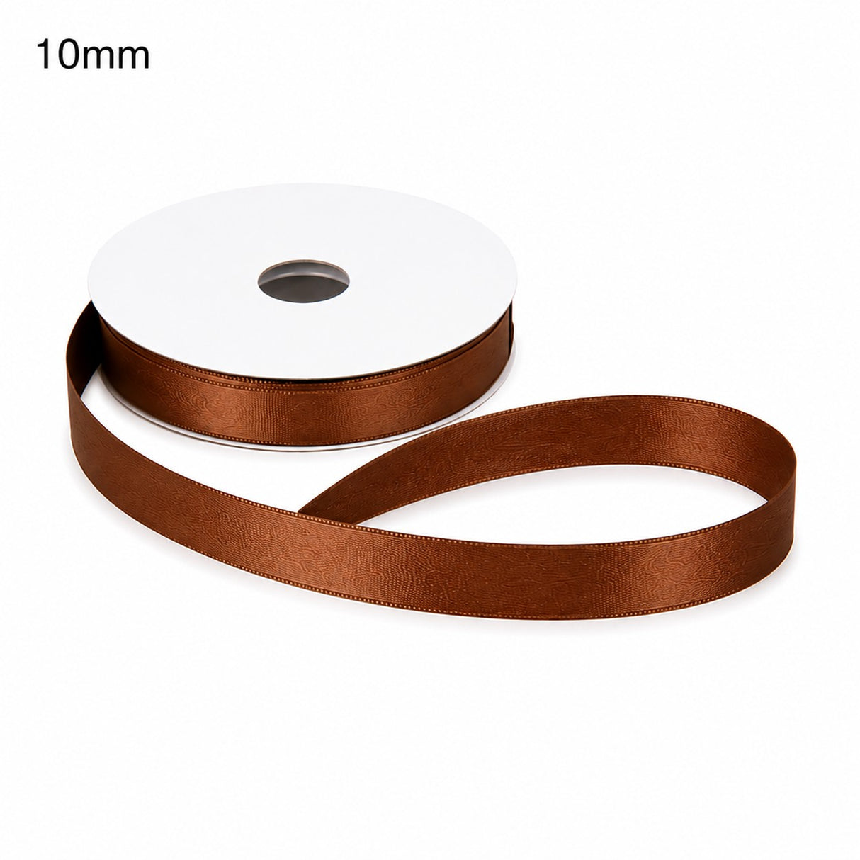 Ruban Double Satin Couleur Mocha Mousse 10 mm x 50 m ETM