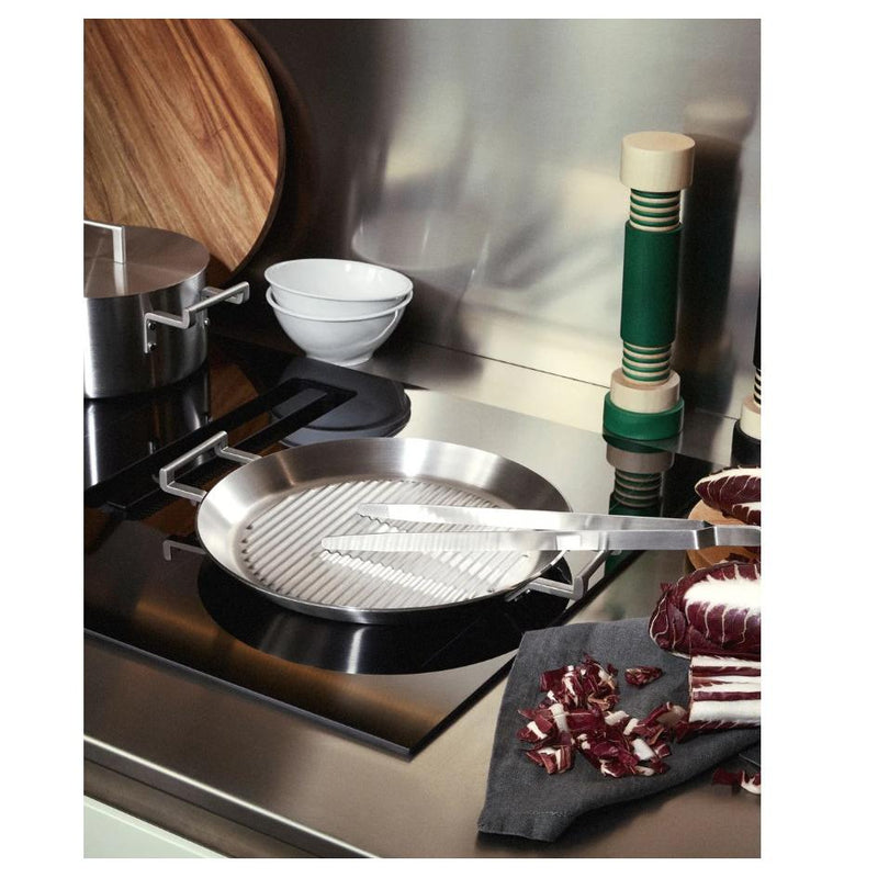 Alessi Poêle à griller Convivio D 29 cm Acier inoxydable trilaminé