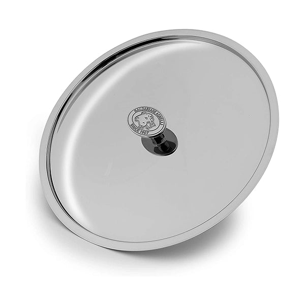 AGNELLI Couvercle Aluinox 3 plis D 24 cm avec Bouton Inox