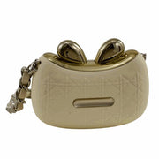 Le Petit Sac L'Arcolaio avec Poignée et Écouteurs Crème 8,5x3,5x3,6 cm