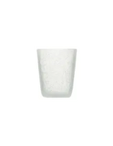 Zani Serafino Verre à eau Blanc Transparent en Pâte de Verre