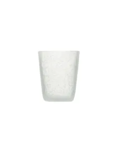 Zani Serafino Verre à eau Blanc Transparent en Pâte de Verre