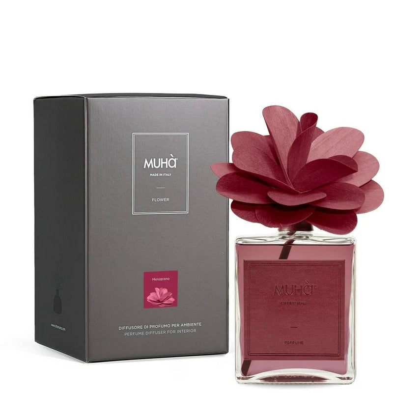 Muhà Diffuseur de parfum Fleur Camélia Grenade 500 Ml
