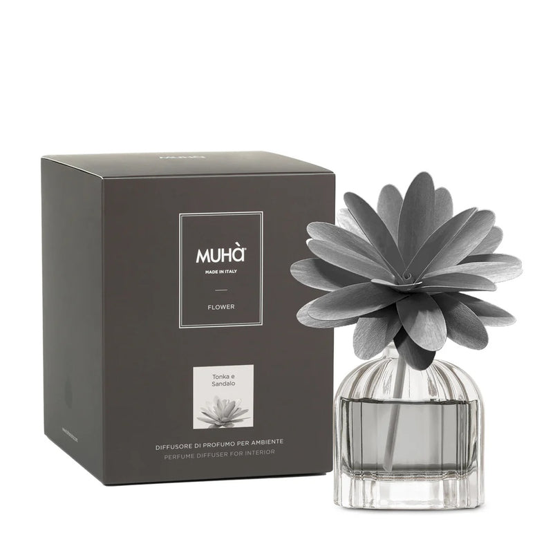Diffuseur de Parfum Muhà Flower 60ml Tonka et Santal