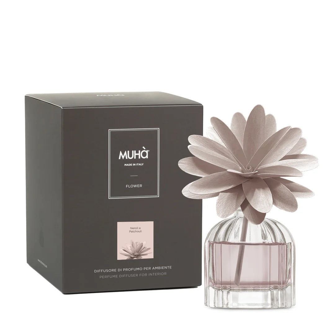 Diffuseur de parfum Muhà Flower 60ml Néroli et Patchouli
