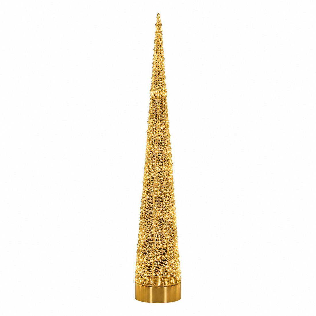 ad trend ad trend albero di natale in ferro e pe oro con 2 400 led h 280 cm ean 8057586112155