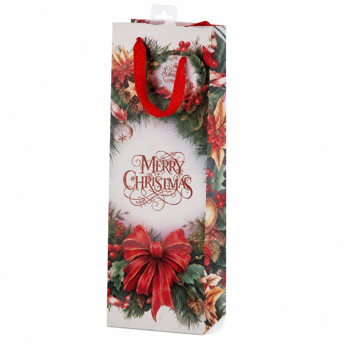 ad trend ad trend borsa portabottiglia in carta stampata ass decoro 12x9x36 cm natalizio 1 pz ean 8057586215757