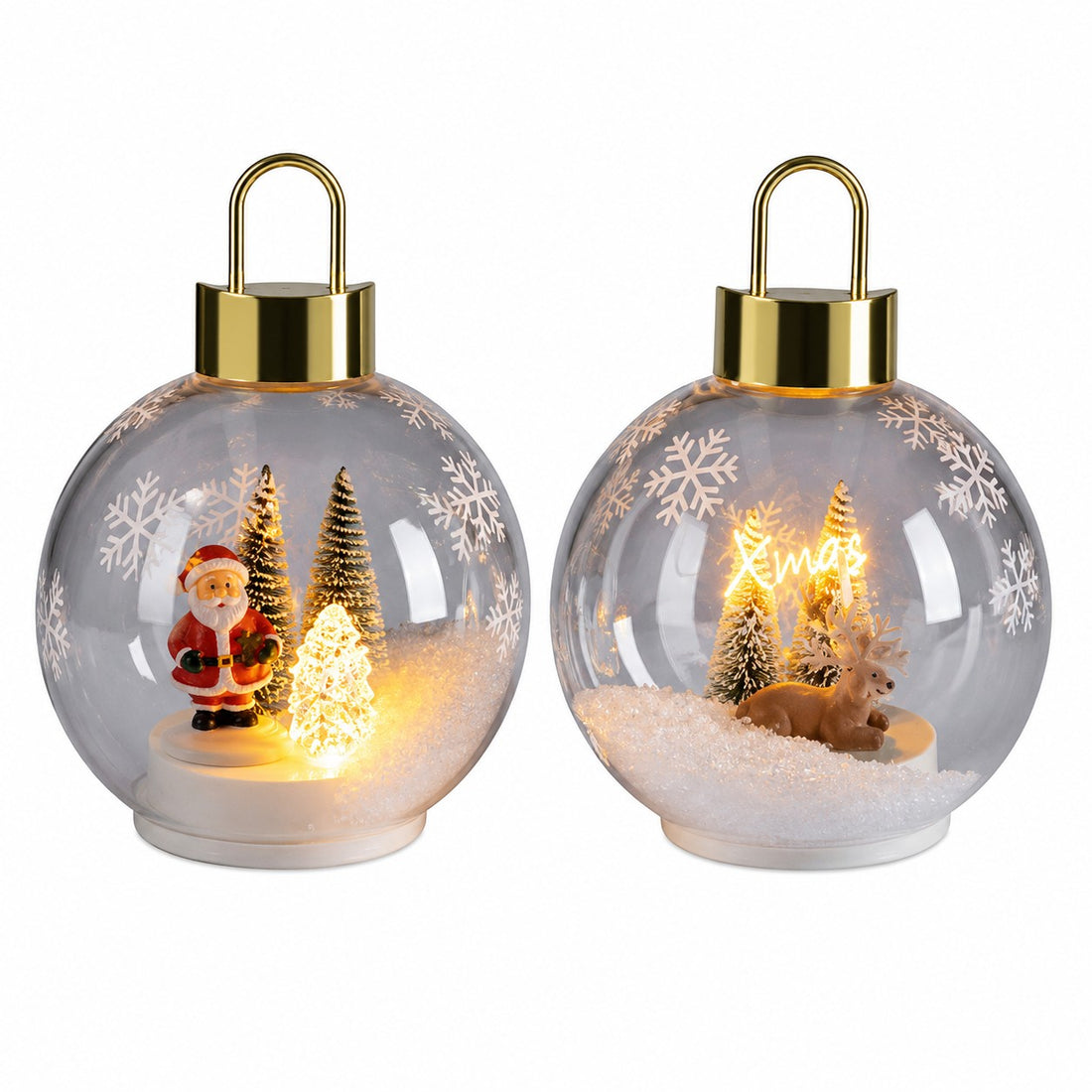 ad trend ad trend pallino di natale con led e decorazione d15 cm h 20 cm ean 8057586245037