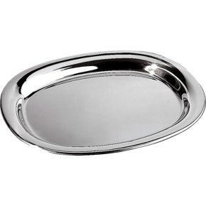 alessi alessi piatto da portata in acciaio lucido 42 x 35 cm vassoio elegante per servizio tavola ean 8003299862665