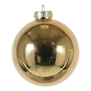 ARPIMEX Coffret de 4 boules de Noël Ø 120 mm, verre doré