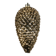 ARPIMEX Décoration de Noël Pomme de pin 13 x 25 cm Plastique Or