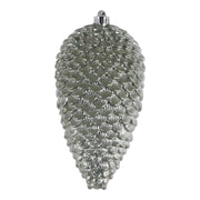 ARPIMEX Décoration de Noël Pomme de pin 13 x 25 cm Plastique Vert Sauge