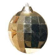 ARPIMEX Disque de décoration de Noël 19,5 x 6,5 x 22 cm, plastique, doré.