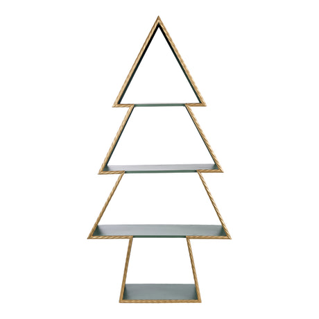 arpimex arpimex display albero di natale 90 x 38 x 104 cm metallo grigio oro ean 8018318528712