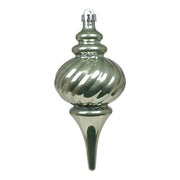 ARPIMEX Décoration de Noël en spirale pointue 11,5 x 26,5 cm, plastique, vert sauge