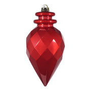 ARPIMEX Ornement de Noël Diamant Pointu 11,5 x 25 cm Plastique Rouge