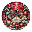 arpimex arpimex piatto decoro albero di natale d 33 cm plastica rosso ean 8018318504433