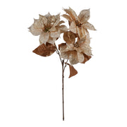 ARPIMEX Poinsettia de Noël 3 branches H 84 cm Crème