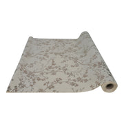 Rouleau de branches de Noël imprimées ARPIMEX, hauteur 48 cm, largeur 3,5 cm, beige