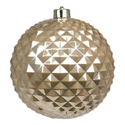 ARPIMEX Boule de Noël avec pointes D 150 mm en plastique beige