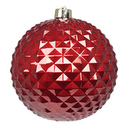 ARPIMEX Boule de Noël avec pointes D 150 mm, plastique, rouge