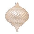 arpimex arpimex sfera goccia rigata di natale d 150 mm plastica beige ean 8018318906749