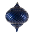 arpimex arpimex sfera goccia rigata di natale d 150 mm plastica blu scuro ean 8018318533082