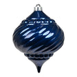 arpimex arpimex sfera goccia rigata di natale d 150 mm plastica blu scuro ean 8018318536281
