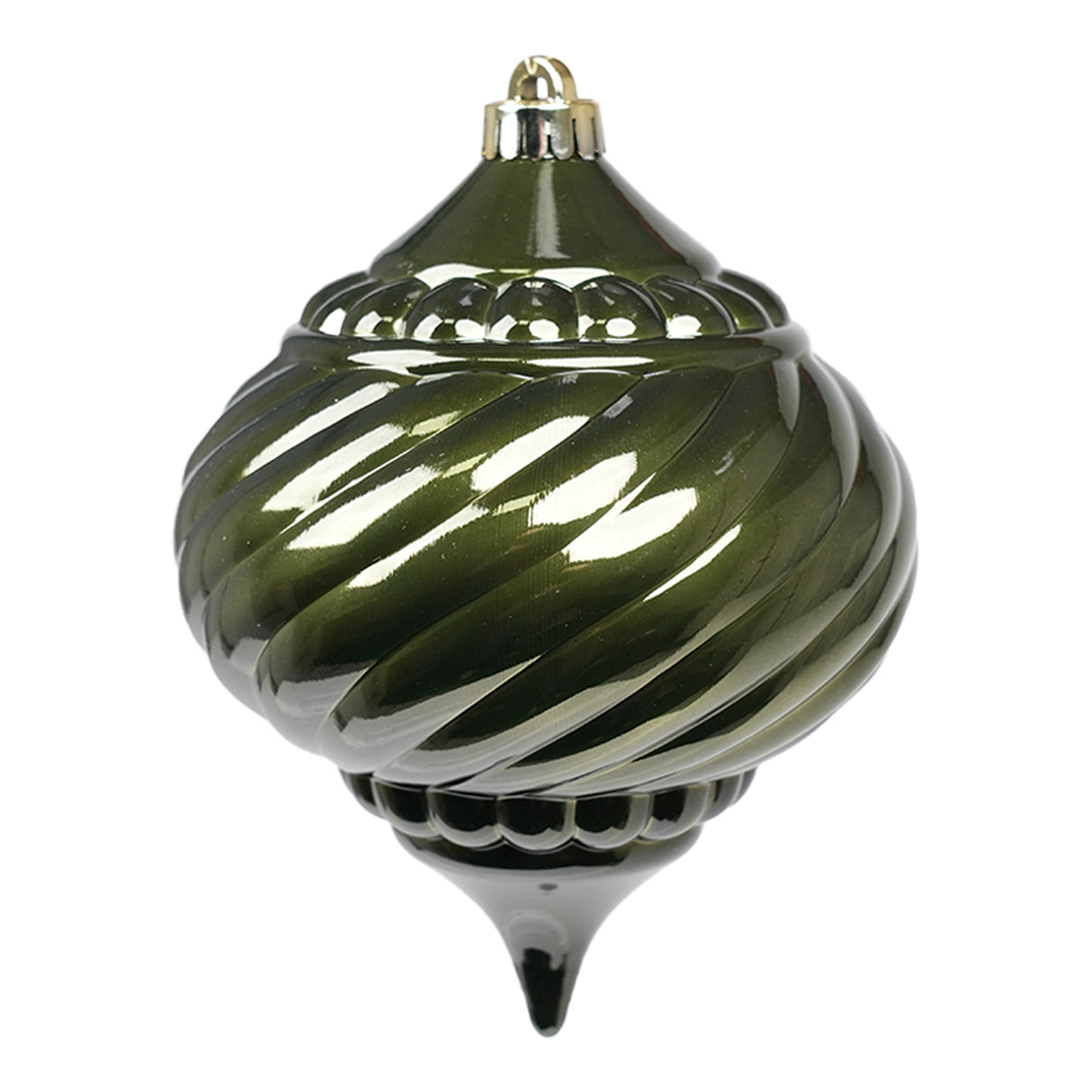 arpimex arpimex sfera goccia rigata di natale d 150 mm plastica verde muschio ean 8018318536366