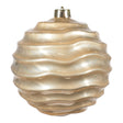 arpimex arpimex sfera rigata di natale d 150 mm plastica beige ean 8018318536052