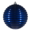 arpimex arpimex sfera rigata di natale d 200 mm plastica blu scuro ean 8018318537653