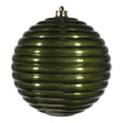 arpimex arpimex sfera rigata di natale d 200 mm plastica verde muschio ean 8018318537738
