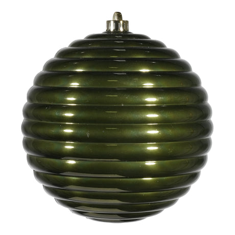 arpimex arpimex sfera rigata di natale d 200 mm plastica verde muschio ean 8018318537738