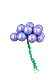 Coffret ARPIMEX 144 mini boules de Noël en verre Ø 20 mm Violet
