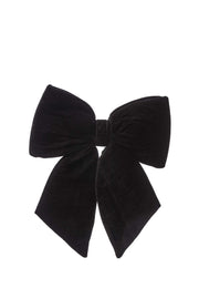 Nœud de Noël ARPIMEX en velours noir 30 cm
